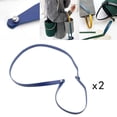 thumbnail image 4 of DIY Leather Purse Handle Charms Strap Replacement Handbag Accessories Blue, 4 of 8