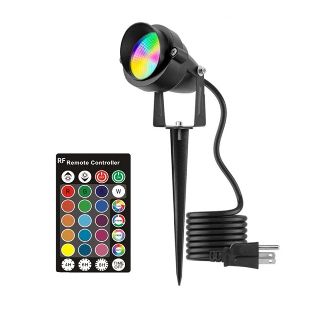 Premium Outdoor Garden Waterproof Lawn Light with Infrared Remote Control
