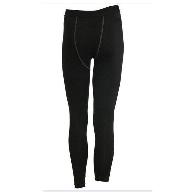 TOPTIE Pantalon Long de Compression Thermique pour Homme Collants Leggings-Noir-P