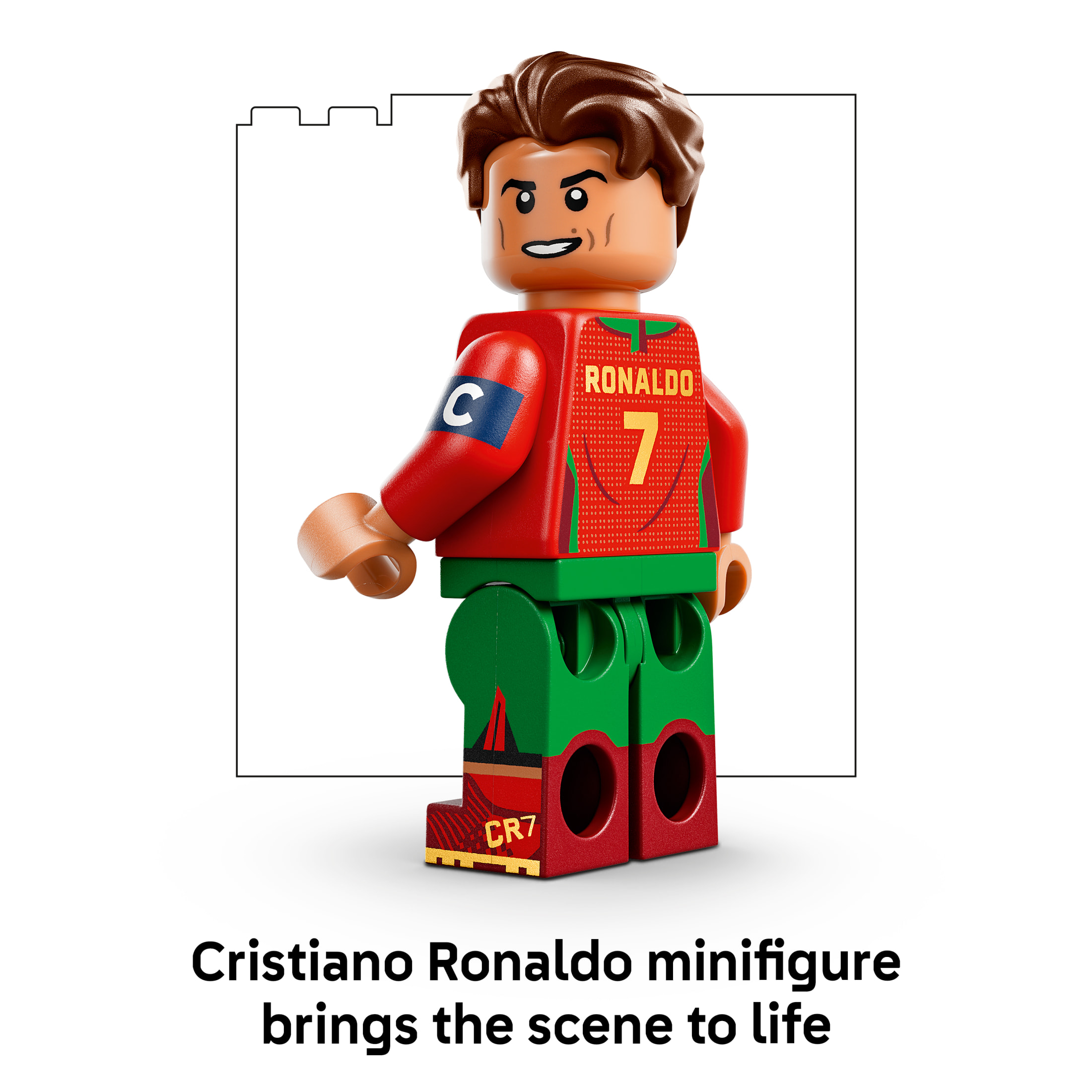 LEGO Ediciones Cristiano Ronaldo - Set de Colección Co-Pack - Juguete de Construcción para Niños - Coleccionable de Fútbol - Decoración Deportiva para Niños y Niñas, Mayores de 12 - Idea de Regalo para Fans del Fútbol - 66823 8