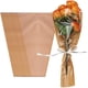 thumbnail image 1 of wefenad 50 Piezas de Papel para Ramos, Cubierta de plástico Transparente para Flores, Bolsa de Papel Kraft para Ramos, Papel para Flores, Bolsa para Flores (17,9 x 9,8 x, 1 of 3