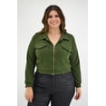 thumbnail image 1 of Chamarra corta Roman Fashion /Tallas Extras, 18048 (Verde militar) verde oscuro 40 Roman Fashion CH-GR-18048-MILITAR, 1 of 7
