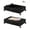 Black, variant on 2 Pack Under bed Storage with Wheels, Storage Containers with Dust Cover, Large Metal Foldable Space-saving Under Bed Drawer Shoe Storage Organizer for Clothes, Bedding, Blankets, Toys-Black