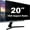 20 Inch 16:9 1 Pack, variant on Pozlle 20 Inch Computer Privacy Screen Shield for 16:9 Widescreen Desktop Monitor - Anti-Glare Blue Light Privacy Filters and Anti Spy Privacy Screen Protector Film[2 Pack]
