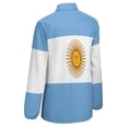 thumbnail image 5 of Argentina Flag Long Sleeve Blouse Woman Streetwear Casual Shirts Summer Oversize Woman Streetwear Clothing Birthday Present, 5 of 7