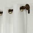 thumbnail image 3 of Sun Zero Arlo 2-Piece Textured Thermal Insulated Room Darkening Grommet Curtain Panel Pair, Pearl White, 40"W x 95"L, 3 of 6