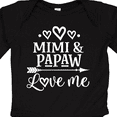 thumbnail image 4 of Inktastic Mimi and Papaw Grandchild Boys or Girls Long Sleeve Baby Bodysuit, 4 of 5
