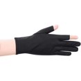 thumbnail image 3 of Femmes Hommes Gants Sans Doigts Gants d'Été Antidérapants UV Protection Solaire Gants Demi-Doigt Écran Tactile en Plein Air Conduite Gants de Pêche Gants de Randonnée Cyclisme Gants UPF 50+, 3 of 6
