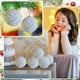 thumbnail image 4 of Bolas de adornos navideños indestructibles - Pack de 4 decoraciones colgantes de plástico para el árbol, blanco, rosa, rojo, verde azul, 4 of 6