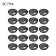 thumbnail image 4 of Cable Hole Cover, 2-3/8" Plastic Desk Grommet for Wire Organizer 20 Pcs (Black), 4 of 4