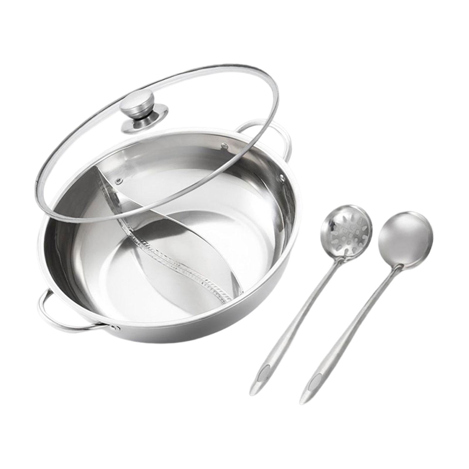 Stainless Steel Sichuan Hotpot Pot, Shabu Pot, Hot Pot With Divider,  Kitchen Gadgets, Kitchen Stuff, Kitchen Accessories, Home Kitchen Items -  Temu
