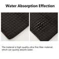 thumbnail image 4 of BE-TOOL 2Pcs Kitchen Dish Drying Mats Superfine Fiber Dish Protector Draining Mat Quickly Absorb Water and Dry Black 400*300mm, 4 of 8