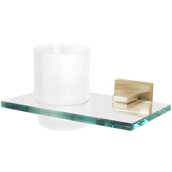 Alno A8470-SN Contemporary II Tumbler Holder with Tumbler Satin Nickel