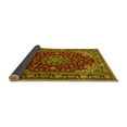 thumbnail image 2 of Ahgly Company Indoor Square Medallion Yellow Traditional Area Rugs, 5' Square, 2 of 4