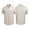 Khaki, variant on TOPTIE Men Cotton Short Sleeve Fishing Shirt for Work Travel Dual Button Pockets Retro Work Shirt-Khaki-XL