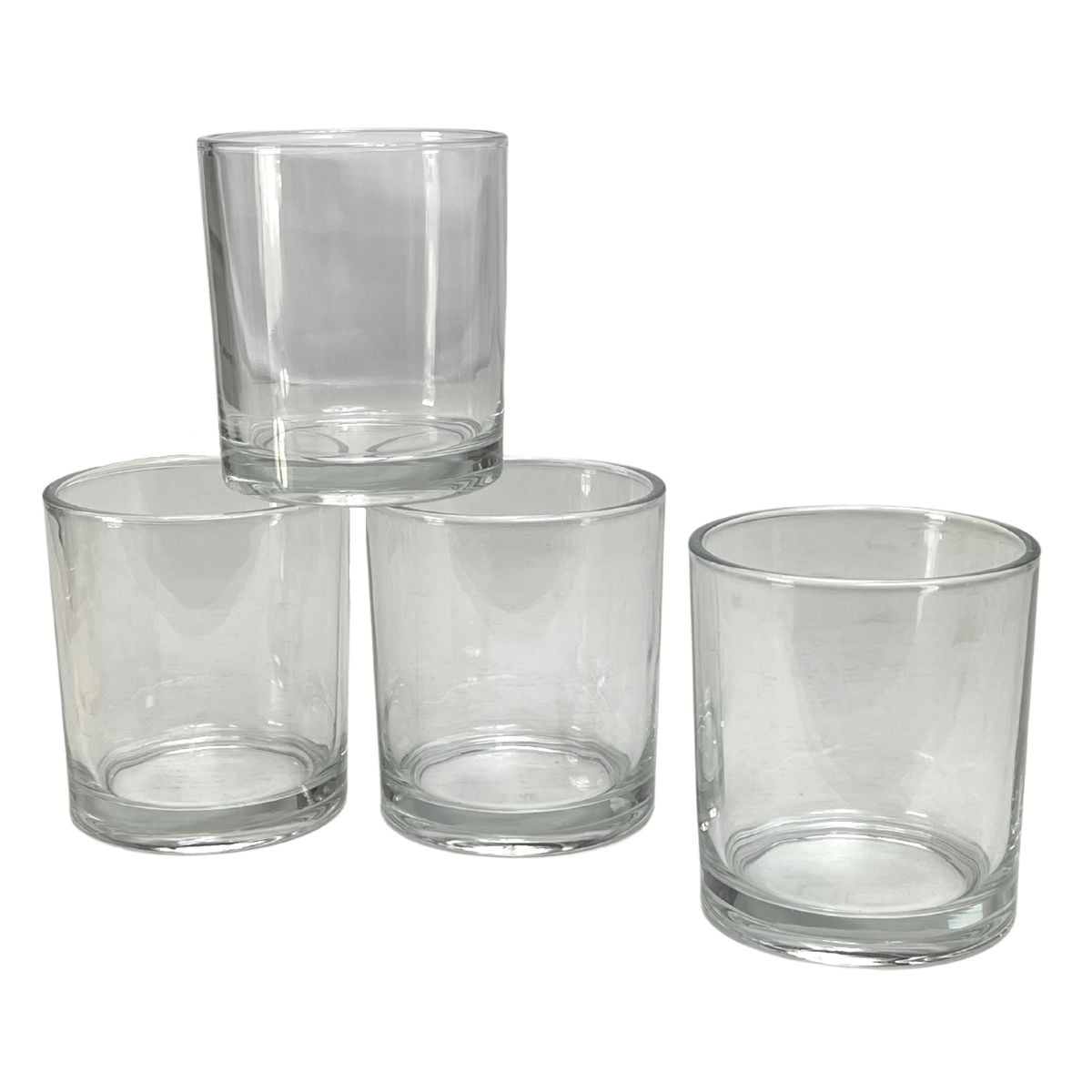 14 oz. Havana Clear Empty Candle making Jar candle vessels for DIY candle-making projects (Box of 12) FREE SHIPPING