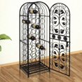 thumbnail image 1 of vidaXL Wine Rack for 45 Bottles Metal, 1 of 3