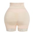 thumbnail image 4 of Pantalones de cintura alta con cremallera en la entrepierna y encaje para moldear la figura, levanta los glúteos y adelgazar los abdominales, 4 of 5
