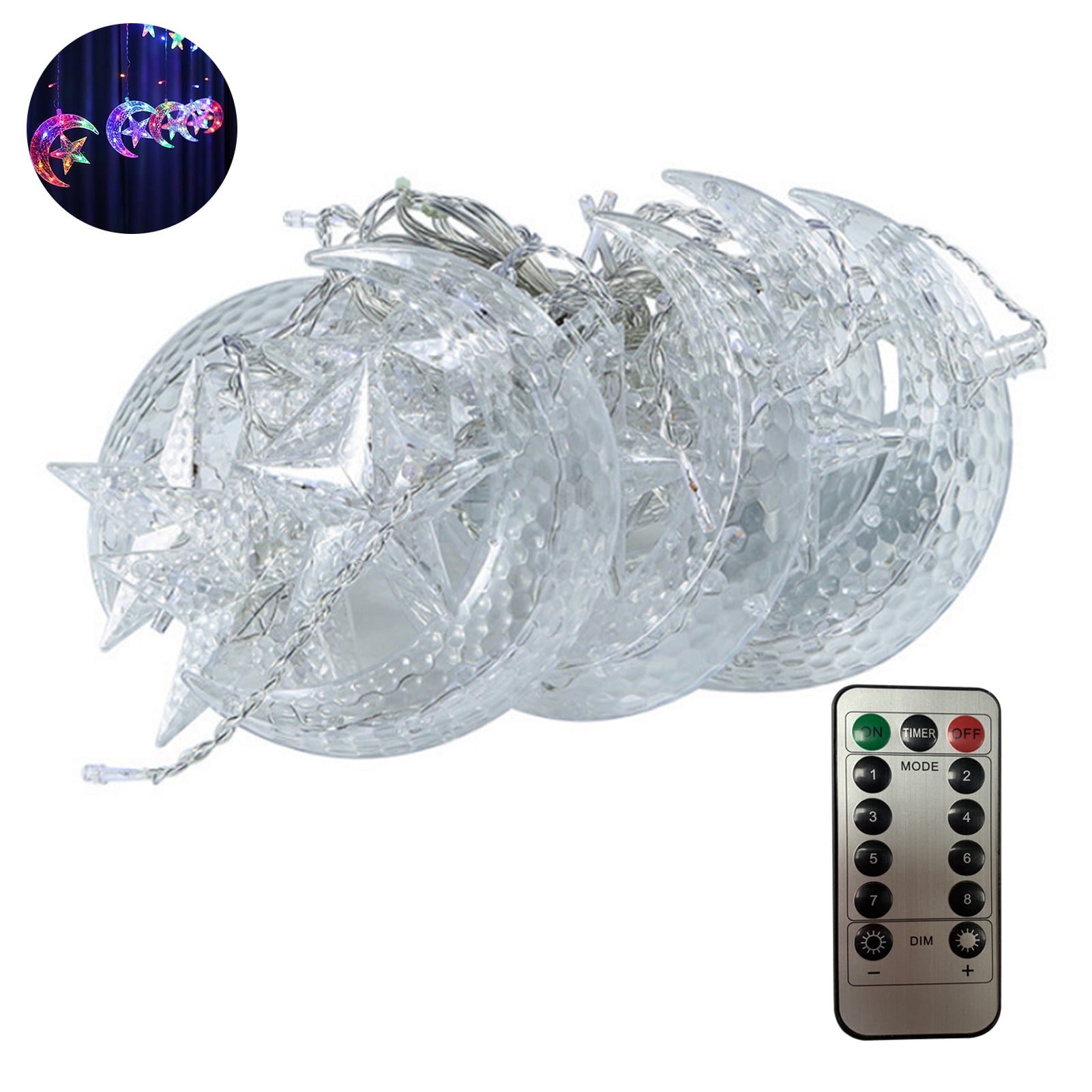 Waterproof Remote Control Star String Light - 8 Modes - Romantic ...