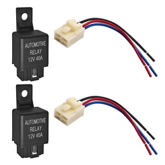 1 STKS 4-pins 5-pins Automotive Relais 12 V 40 A met Plug en 12 cm Kabelboom Automotive Modificatie Auto Relais Waterdicht (Maat: 24 V 40 A 4 pin