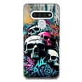 thumbnail image 1 of MUNDAZE LG Stylo 6 Shockproof Clear Hybrid Protective Phone Case Skulls Graffiti Painting Art Cover, 1 of 6