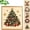 A4-Tree, variant on Christmas Pearl Diamond Painting Art Kit with Frame, Pearl Beads Craft for Adults, Holiday DIY Wall Decor Project, Relaxing Gemstone Art Kit for Seasonal Home Styling (Tree)