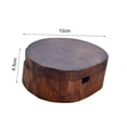 thumbnail image 5 of Walbest Tree Stump Shape Solid Wood Ash Tray with Lid Wood Art Collection, Southeast Asian Style Personality Wooden Ashtray Decor, for Living Room/ Hot Spring/ SPA, 5 of 6