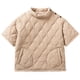 thumbnail image 1 of Ceisia Men Winter Solid Color Windproof Warm Gift Loose Fit Quarter Sleeve Round Neck Casual Fashion Coat Tops, 1 of 8