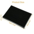 thumbnail image 4 of Terciopelo Anillo Joyas Bandeja, para Anillos Pendientes, Negro, 4 of 8