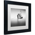 thumbnail image 2 of Trademark Fine Art "Barco Hundido" Canvas Art by Moises Levy White Matte, Black Frame, 2 of 4