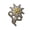 Silver, variant on German Edelwise Badge Metal Pin for Mountain Hats Backpack Decor