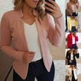 thumbnail image 2 of Jacket Suit Plus Size All-match Polyester Business Jacket Suit for Office, 2 of 7