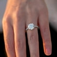 thumbnail image 4 of Samie Collection 4.3 Carat Round Brilliant Micro-Pave CZ Solitaire Engagement Ring, 4 of 8
