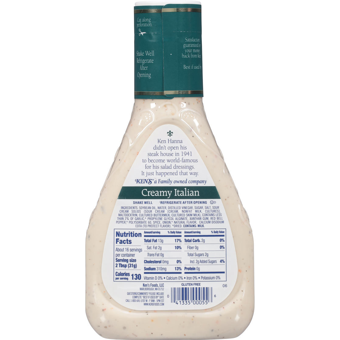 Ken's Steak House® Creamy Italian Salad Dressing 16 fl oz