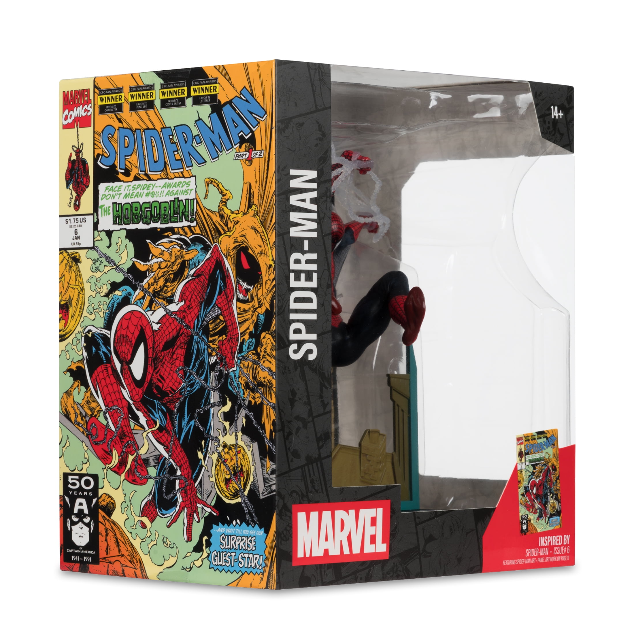 Spider-Man (Marvel: Spider-Man #6) 1:10th Scale Collectible with Scene - McFarlane Toys