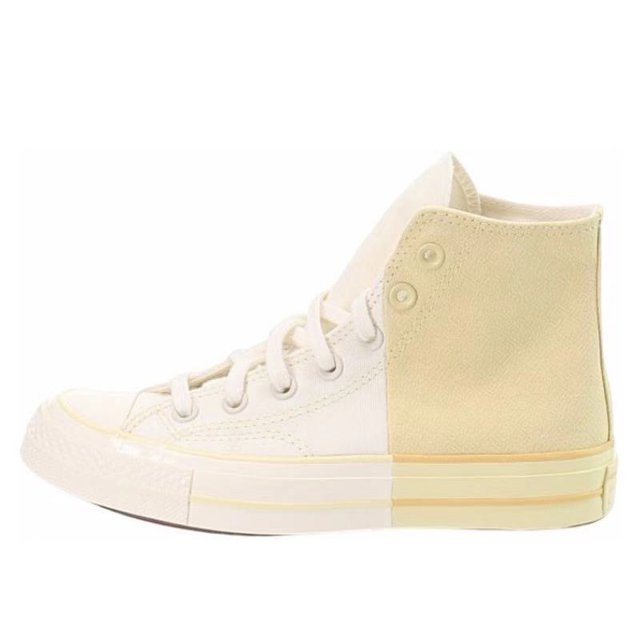 Zapatillas de lona Converse Chuck Hi Obsidian Splicing antideslizantes, resistentes al desgaste, transpirables y ligeras para hombres y mujeres de los años 70