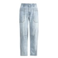 thumbnail image 6 of Jessica Simpson Women's Relaxed Barrel Leg Cargo Jeans, 28" Inseam, Sizes 2-16, 6 of 6