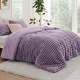 thumbnail image 2 of Juego de Edredón Bedsure Esponjoso King Size Color Púrpura Claro 3 Piezas, 2 of 9