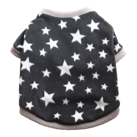 Dog Sweater Puppy Clothes Denbek Warm Dog Sweater Soft Puppy Clothes with Star Pattern Fashionable Dog Shirt Winter Sweatshirt for Small Dogs and Chihuahua Puppies