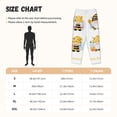 thumbnail image 4 of Picia Gnomes Honey Bee Womens Soft Woven Cotton Elastic Waistband Sleep Pajama Pant Lounge Sleep Pant With Pockets And Drawstring-Medium, 4 of 9