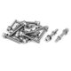thumbnail image 1 of M4 x 30mm Tornillos de cabeza hexagonal de acero inoxidable 304 con tuercas y arandelas 15 juegos, 1 of 4