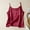Wine, variant on Caywon Women's Solid Color Satin Sleeveless Blouse Loose Casual Crew Neck Cami Top Soft Comfortable Top for Party Date Night Outfit