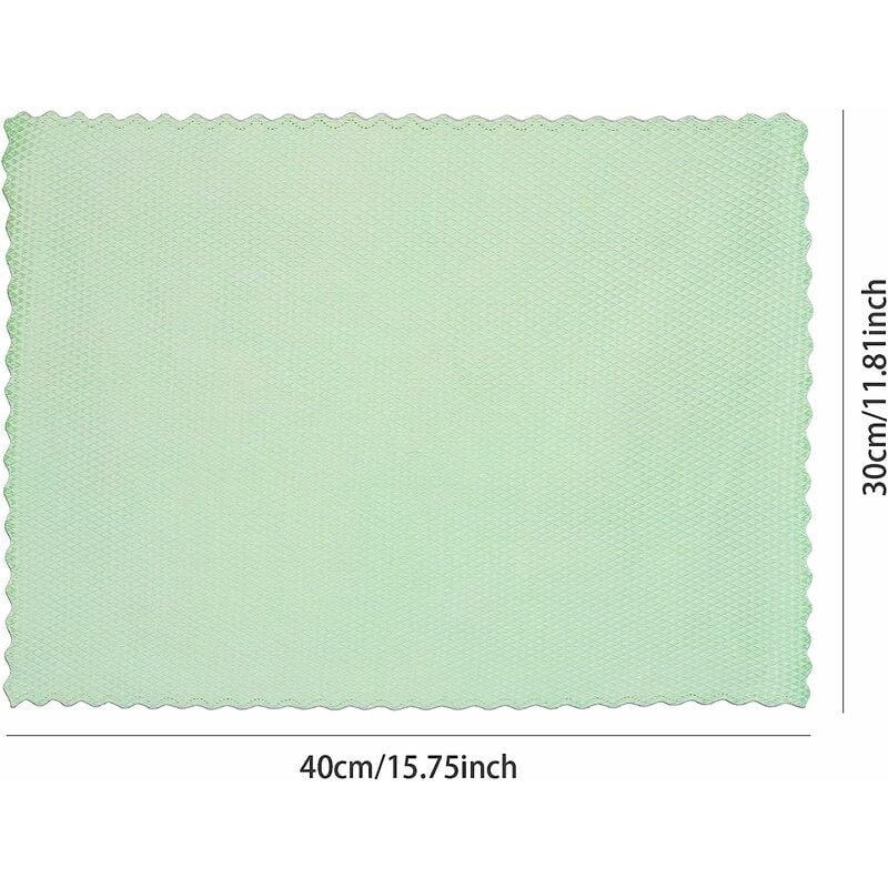 Eayaya Lot De 10 Chiffons De Nettoyage En Microfibre à Motif écailles De Poisson Et Chiffon De Nettoyage Nanométrique, Grande Taille 40 X 30 Cm, Chiffon Facile à Nettoyer Pour Assiettes, Verre