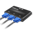 thumbnail image 4 of 2 in 1 Out VGA Switcher Splitter Switch Video Converter Adapter HD Video Display for Projector Display PC TV Laptop,1 * VGA Splitter Switch,Black, 4 of 7