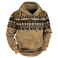 thumbnail image 3 of Sudadera con capucha retro para hombre, sudadera con capucha con estampado 3D de Yellowstone Park para hombre, nueva moda urbana, sudadera con capucha de hip hop de invierno súper grande, ropa para ho, 3 of 5