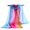 Sky Blue, variant on Trayknick Women Summer Scarf Color Matching Thin Soft Breathable Sunshade Anti-UV Chiffon Neck Decoration Summer Shawl Clothes Accessory Purple