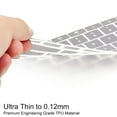 thumbnail image 4 of TPU Keyboard Cover for MacBook Pro 13 inch A2251 A2289 (2020 Released) - Ultra Thin Protective Invisible Skin Keyboard Film - Color: Silver, 4 of 5