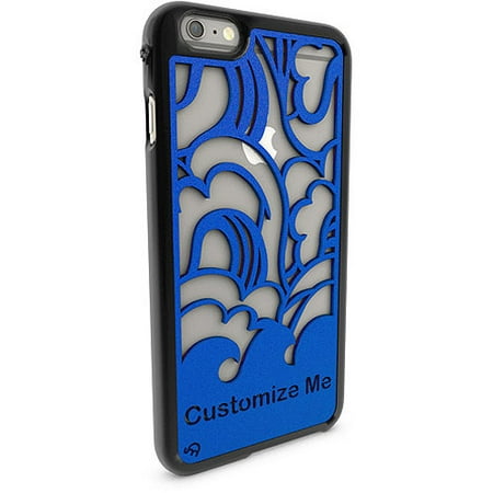 Apple iPhone 6 Plus and 6S Plus 3D Printed Custom Phone Case - Waves Design