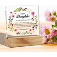 thumbnail image 4 of Inspirational Christian Gifts Bible Verse Desk Decor I am a Daughter of the Most High King Scripture Acrylic Desk Plaque Sign with Wood Stand Home Office Desk Sign Keepsake, 4 of 6