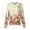 Beige, variant on Scrubs for Women Long Sleeve Snap Front Lightweight Scrub Jackets Trendy Floral Print Medical Uniform Easy Care Soft Nurse Shirt Beige L